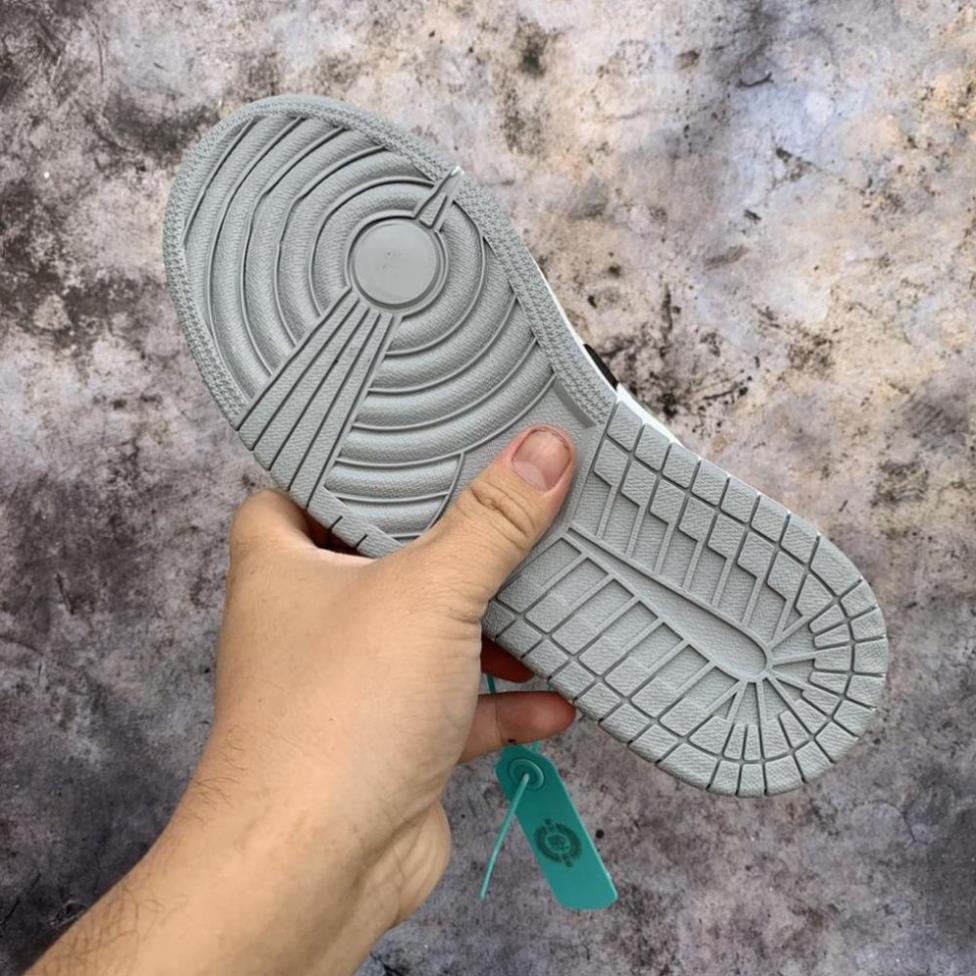 ⚡𝗕𝗜𝗚 𝗦𝗔𝗟𝗘⚡ Giày sneaker jordan 1 cổ thấp màu xám đen , giày thể thao JD1 full box bill tag | BigBuy360 - bigbuy360.vn