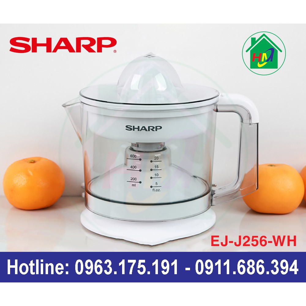Máy Vắt Cam Sharp 0.6L EJ-J256-WH