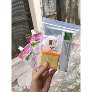 [ siêu sale ]  Bộ 5 món Nám Tàn Nhang và mụn Clobetamil G thái lan