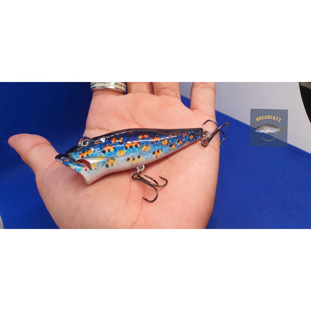 Popper Mồi Giả câu Chẽm, Chét 8cm/12,5g