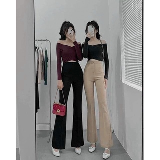 [ẢNH THẬT] - Quần vải ống loe - QD03 - jannahouse