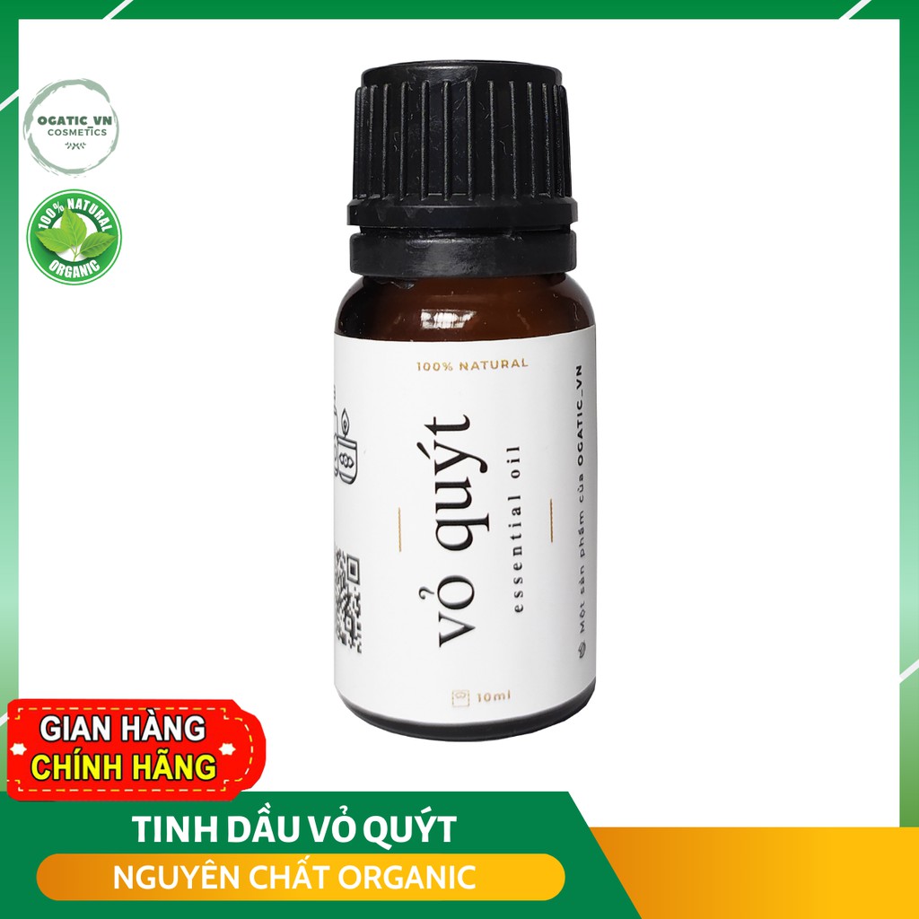 Tinh Dầu Vỏ Quýt Mandarin Ogatic_vn | 100% Thiên Nhiên Nguyên Chất |