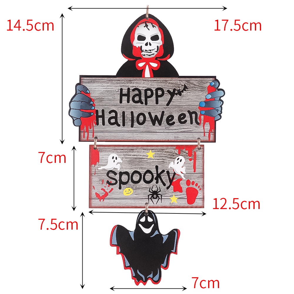 Biển Hiệu Treo Cửa Trang Trí Halloween