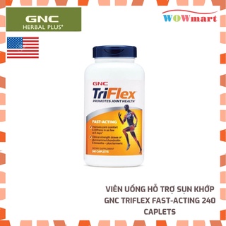 Viên uống hỗ trợ sụn khớp GNC TriFlex Fast-Acting 240 Caplets