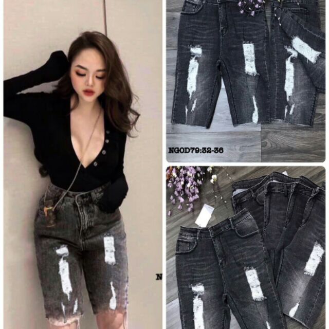 Quần jeans ngố bigsize.