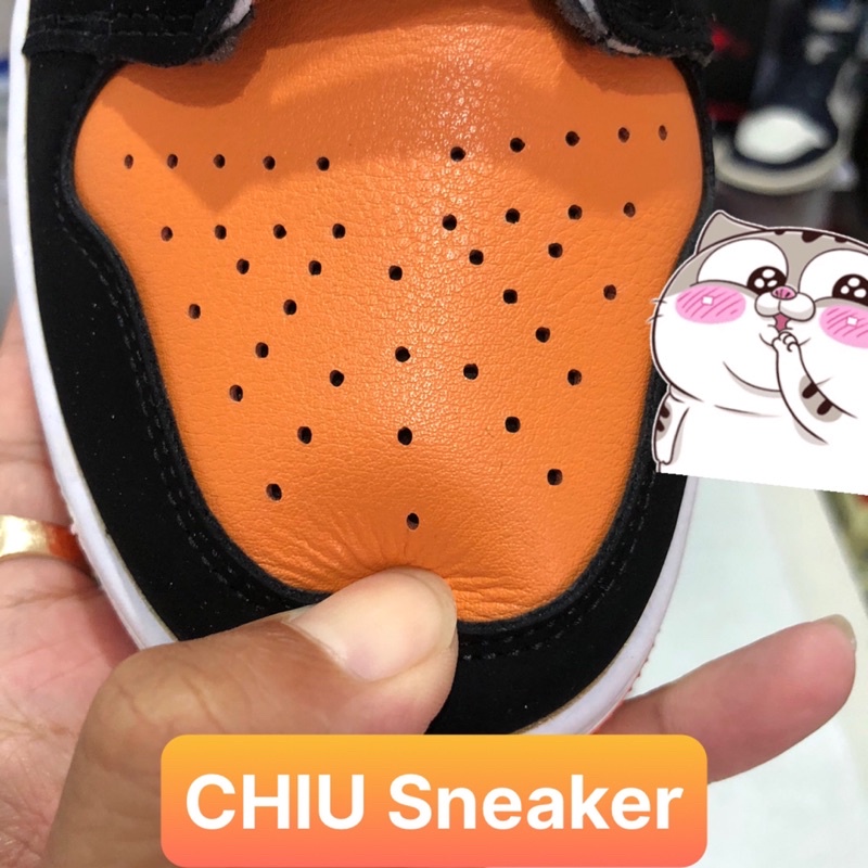 Giày sneaker jd1 sbb cam thấp DA BÒ CAO CẤP