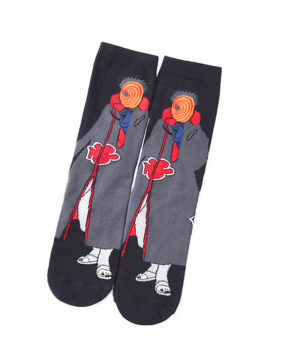 Vớ Giữ Ấm In Họa Tiết Hoạt Hình NARUTO Akatsuki Pein Konan Itachi Orochimaru Sasori Deidara Hidan Màu Đỏ Vui Nhộn Cho Người Lớn