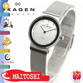 Đồng hồ nữ skagen 358sssd dây titan số hạt swarovski mts-store
