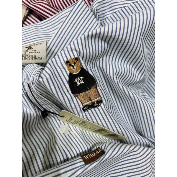 ÁO SƠ MI SỌC WHO VNXK