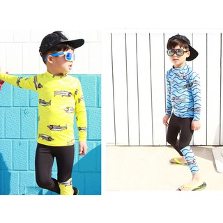 Set đồ bơi áo tay dài + quần dài cho bé trai