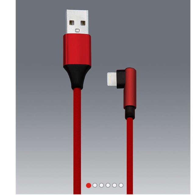 Cáp sạc đầu vuông chân iphone