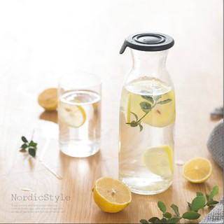 Chai thủy tinh đựng nước vardagen ikea 1l