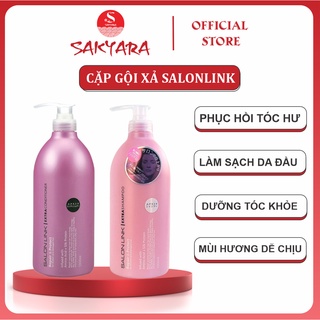 Dầu gội xả Salonlink 1000ml Nhật Bản dưỡng ẩm sâu giúp tóc chắc khỏe và phục hồi tóc hư tổn