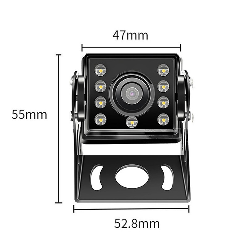 Camera Chiếu Hậu Cho Xe Hơi / Xe Tải Có Đèn Led Hỗ Trợ Tầm Nhìn Ban Đêm