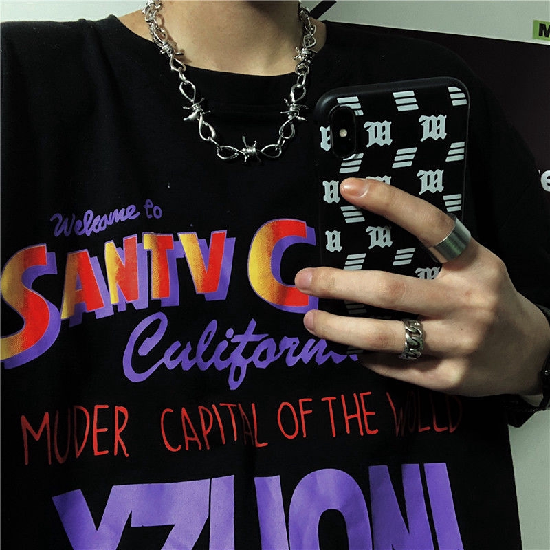 [Giao Hàng Miễn Phí] Vòng Cổ Gai 225053 Dây Chuyền Phong Cách Cá Tính Cho Nam Và Nữ