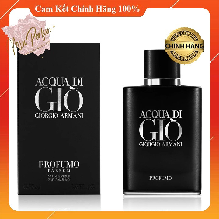 Nước hoa nam chính hãng Giorgio Armani Acqua Di Gio Profumo Pour Homme [Giò Đen] | BigBuy360 - bigbuy360.vn