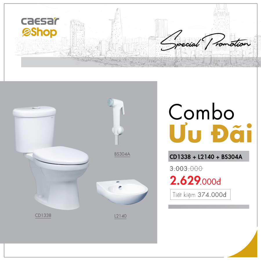 Combo sản phẩm CD1338+L2140+BS304A