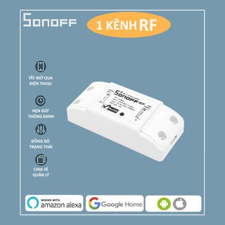 Công Tắc Sonoff Điều Khiển Từ Xa WIFI RF 433Mhz (Không Bao Gồm Remote)