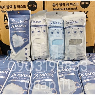 Khẩu trang y tế 4 lớp kf94 ak mask bịch 10 cái