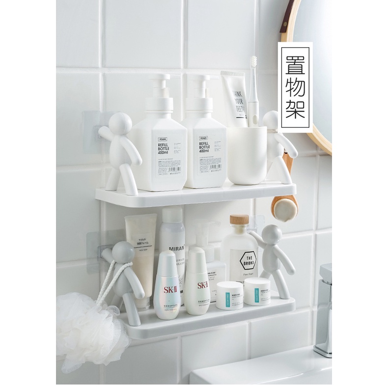 Kệ để đồ hít tường hình người sáng tạo phong cách Nhật Bản