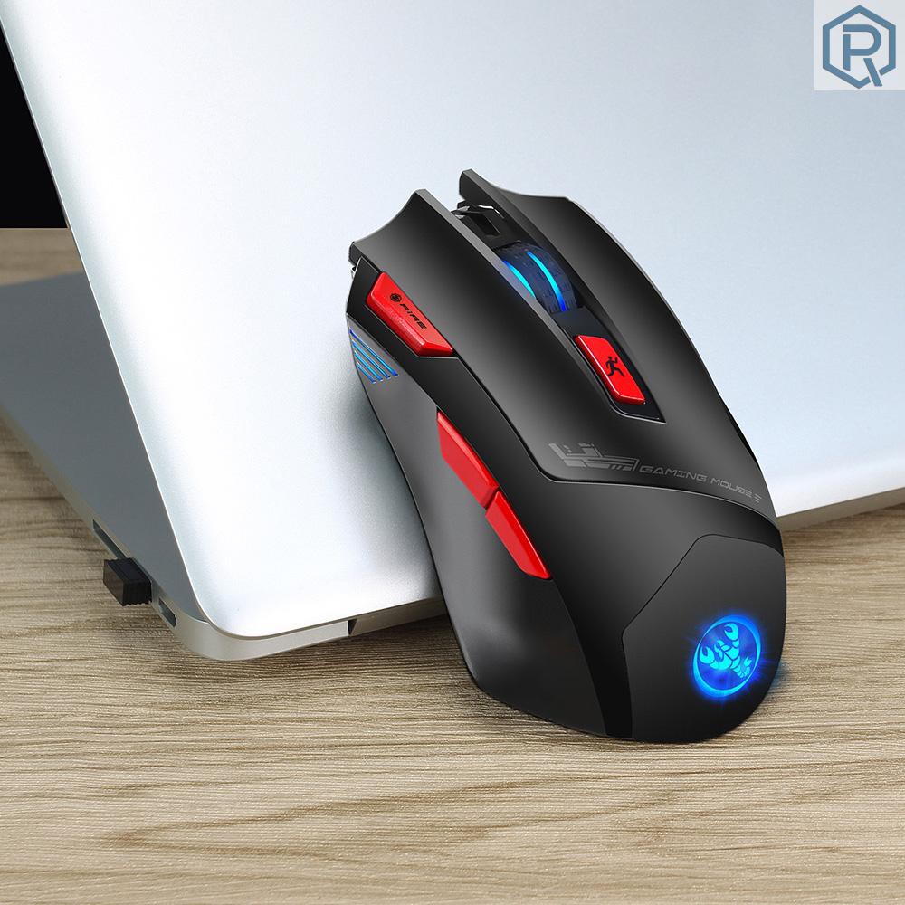 Chuột Gaming Không Dây Hxsj T88 7 Nút Bấm 4800dpi 2.4hz