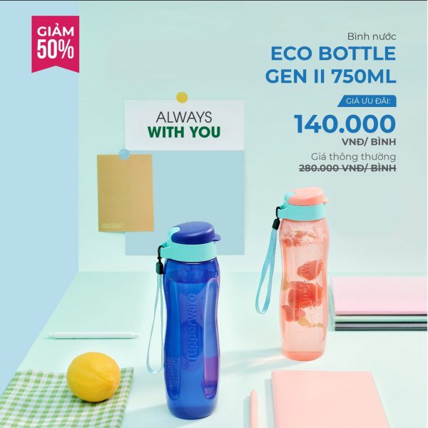 BÌNH NƯỚC ECO BOTTLE GEN II 750ML