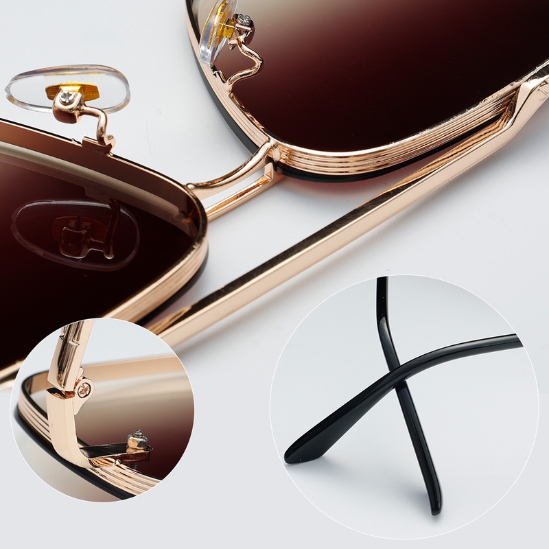 Kính Mát Chống Tia UV Phong Cách Cổ Điển Thời Trang Cho Cả Nam Và NữKính Râm Phi Công / Punk