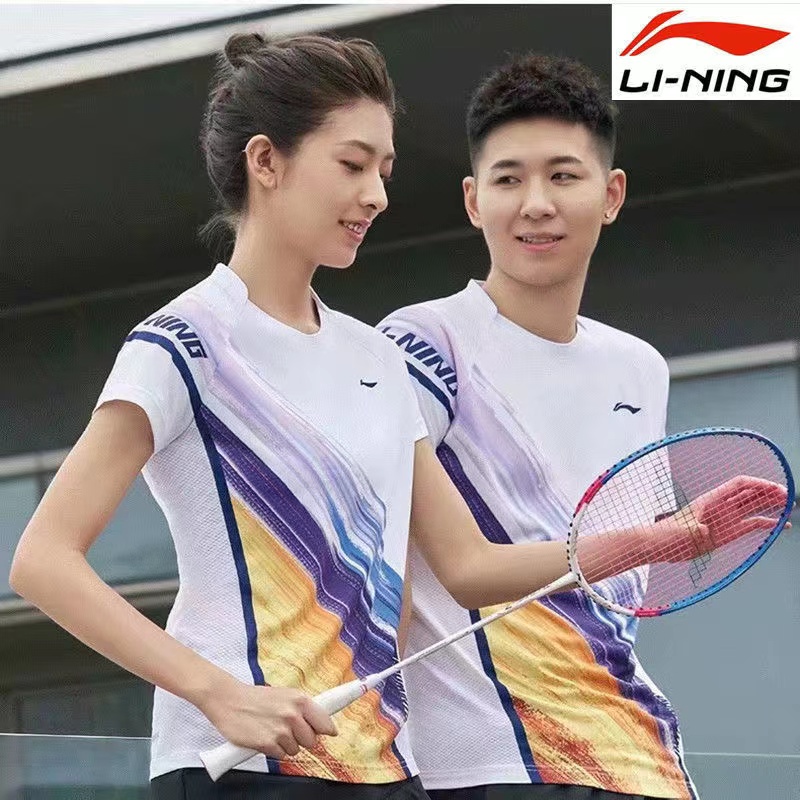 Li Ning Bộ Quần Áo Thể Thao Cầu Lông Bóng Rổ Bóng Chuyền Vải Viley Thoáng Khí Nhanh Khô Cho Nam Và Nữ