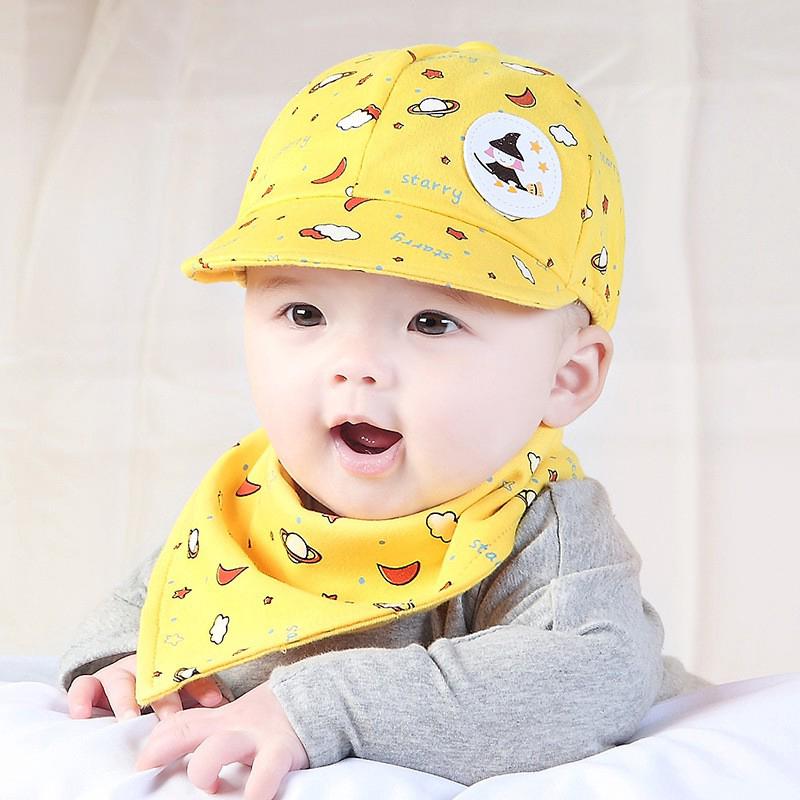 Set Mũ Bóng Chày + Khăn Choàng Cổ Cho Bé