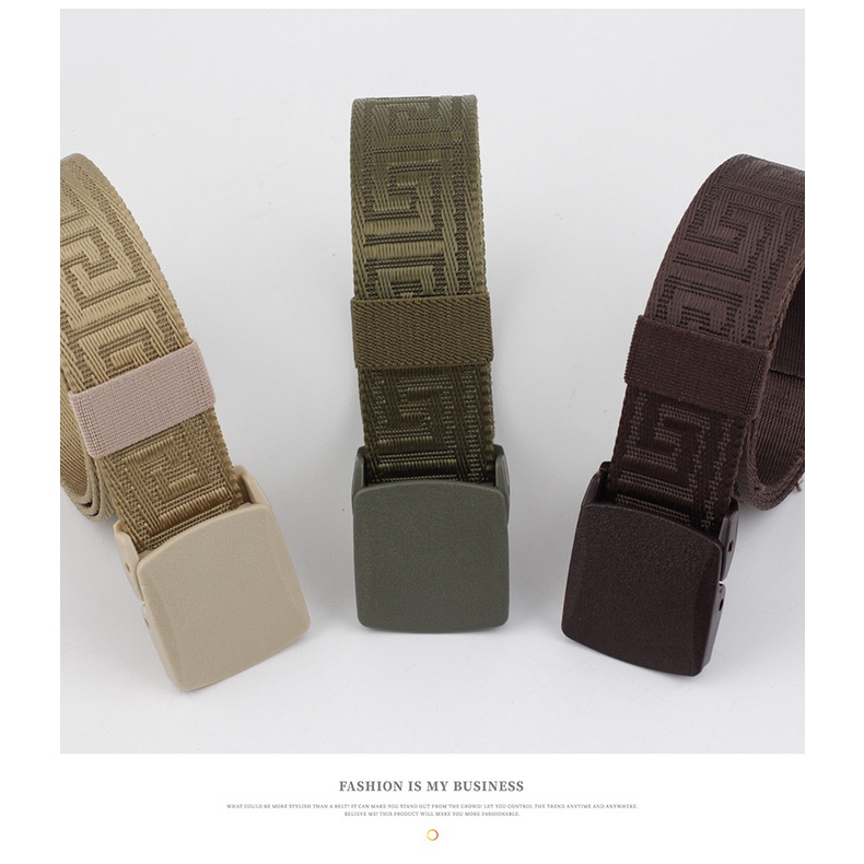 Thắt Lưng Canvas 3.8cm Thời Trang Dành Cho Nam Và Nữ