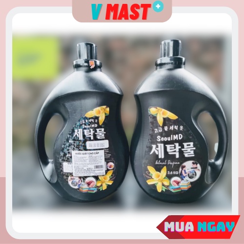 Nước giặt cao cấp Hàn Quốc Seoul MD - 3.6L -[Không thơm hoàn tiền]