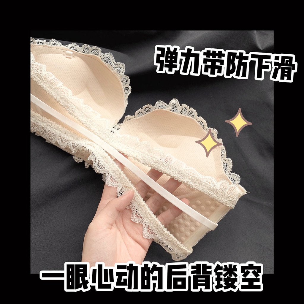 Set Đồ Lót Nâng Ngực Dày Dặn Không Gọng Thép Thời Trang Quyến Rũ Cho Nữ