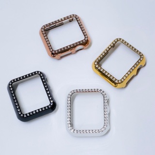 Ốp Viền Mặt đồng hồ Apple Watch đá lấp lánh cho nữ