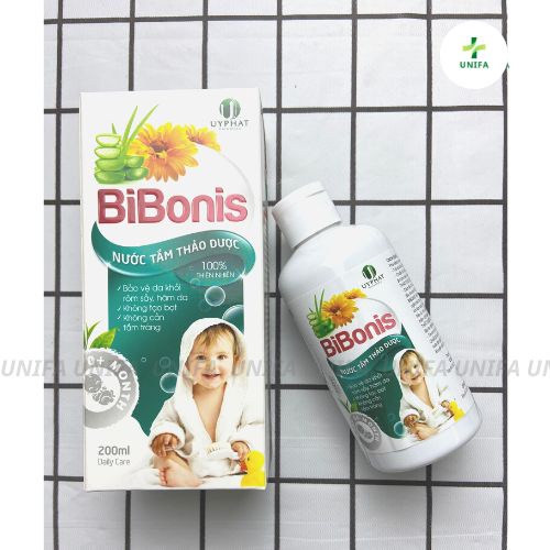 Nước tắm thảo dược cho bé Bibonis, nước tắm thảo mộc - Món quà thiên nhiên cho làn da nhạy cảm