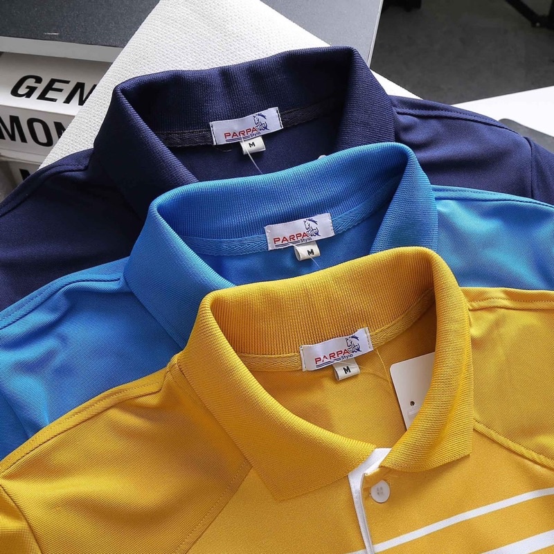 Áo Thun Nam ☘️  vải cá sấu poly 🍀 chất mát, độ bền và co giãn cao | BigBuy360 - bigbuy360.vn