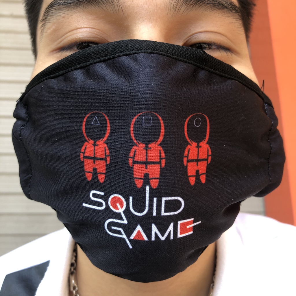 Khẩu trang Trò chơi con mực Squid Game chống tia UV hàng cao cấp phù hợp với mọi lứa tuổi