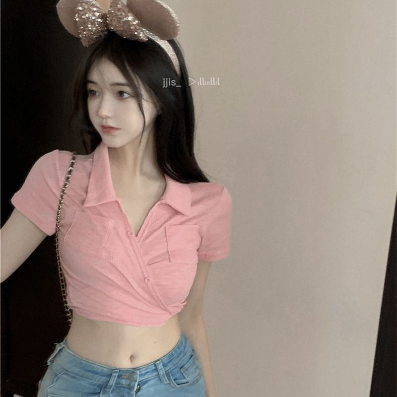 Áo Thun Có Cổ Buộc Dây Sau Lưng Thời Trang Dành Cho Nữ