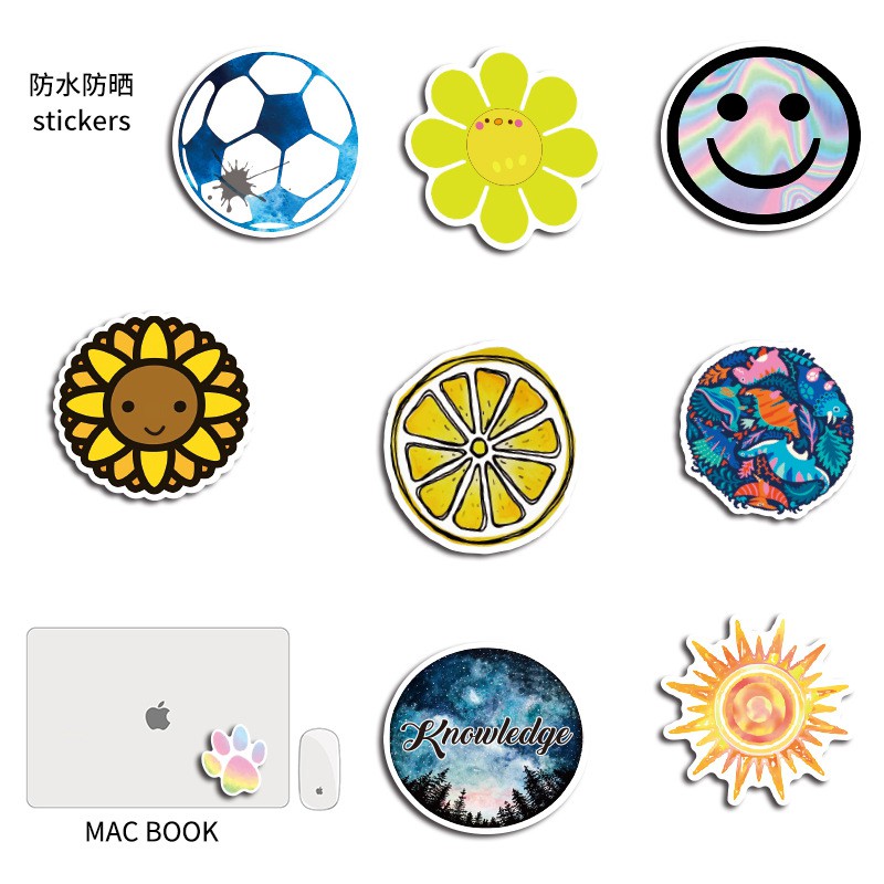 [Mã LIFEBOOK2 giảm 10% đơn 0Đ] Set 50 Sticker Trang Trí Chống Thấm Nước Animal Hoạt Hình Ngộ Nghĩnh Size Lớn MÃ ST2149