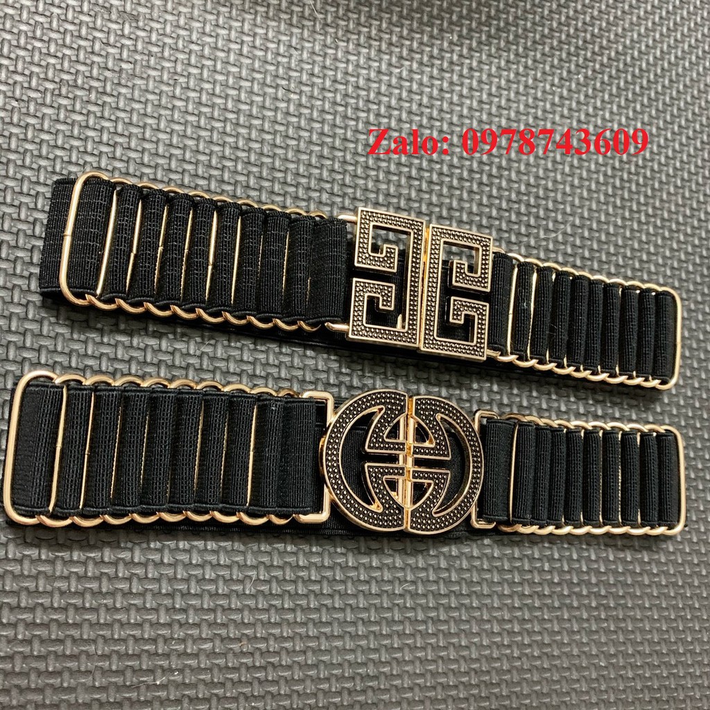 Đai váy thắt lưng nữ G KẾT ĐỒNG 3cm