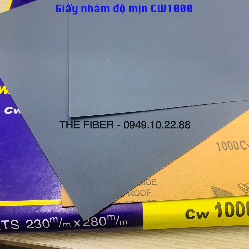 Bộ 10 tờ Giấy nhám YING QIU độ mịn P1000 (11 tờ)