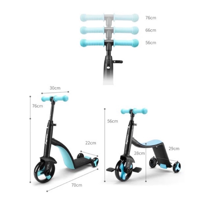 Xe Nadle Joovy 3 trong 1 (mẫu mới giá sốc)