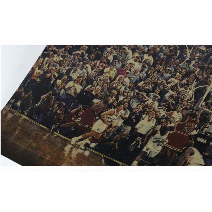 Poster treo tường in hình cầu thủ bóng rổ Michael Jordan | BigBuy360 - bigbuy360.vn