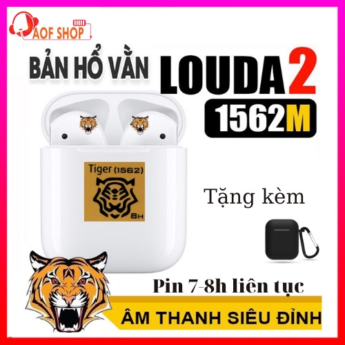 Tai nghe TWS Hổ Vằn Louda - Phiên bản mới nhất Pin 7-8h liên tục