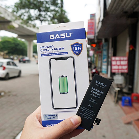 Pin iPhone 5 Chính Hãng BASU Dung Lượng 1440mAh - Bảo Hành 1 Đổi 1