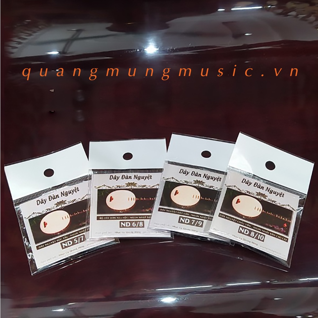 [Rẻ Nhất Shopee] Bộ Dây Đàn Nguyệt - Chầu Văn - Độc Tấu ( Kim - Thổ ) 5/7 - 6/8 - 7/9 - 8/10