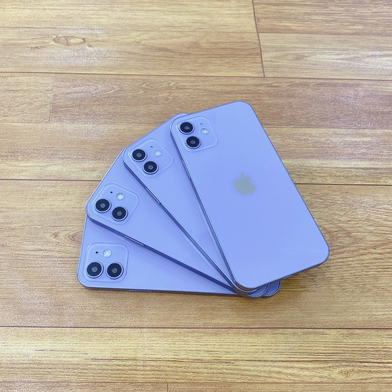 mô hình trưng bày iphone 12 / 12mini màu tím cực xinh