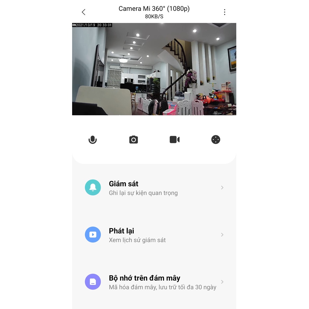 Camera giám sát Xiaomi Mi 360° Camera (1080P), Bản Quốc Tế