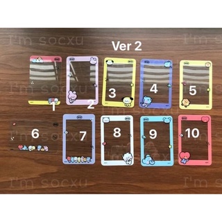Khung/frame trang trí card Kpop BT21