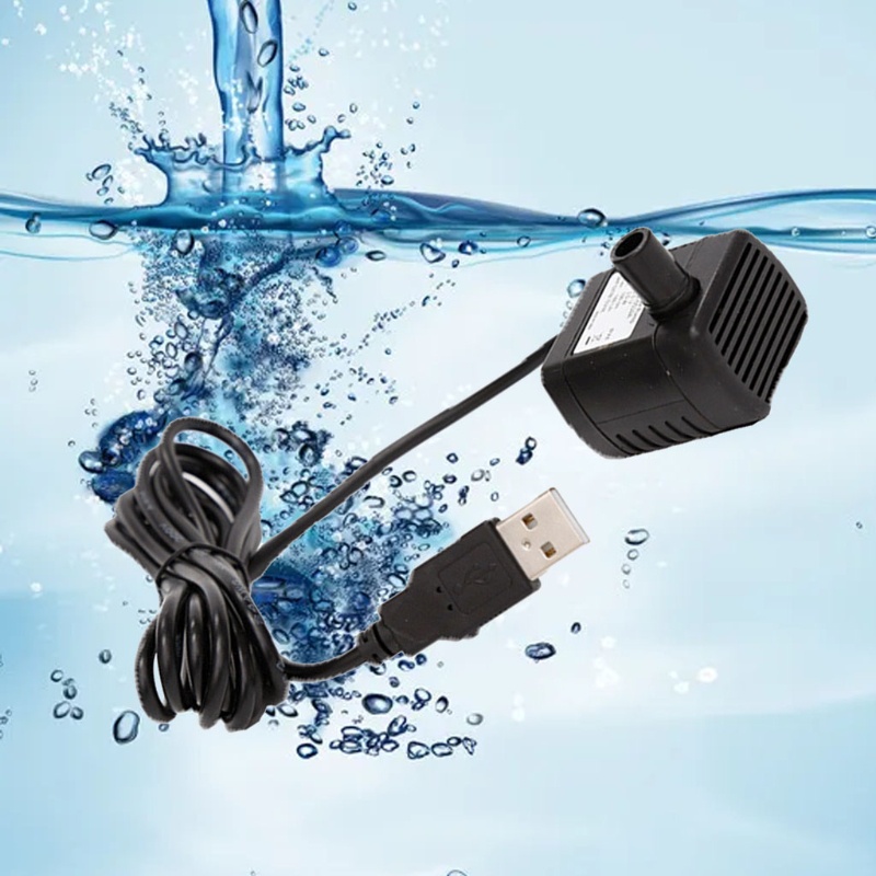 Máy bơm chìm không chổi than chống nước mini DC 3.5V-9V 3W 200L/H