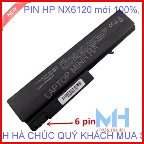 Pin HP Compaq NC6105 Battery For Hp Compaq 6510b NC6100 NC6105 NC6120 NC6200 NC6300 NC6400